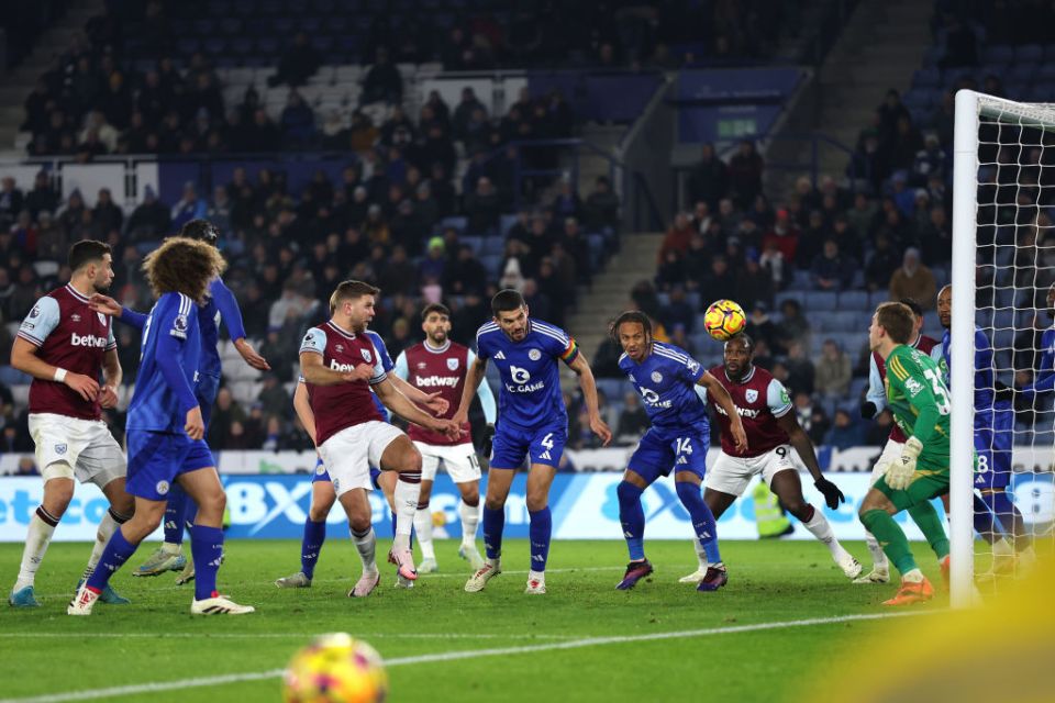 West Ham put in an uninspiring performance against Leicester on Tuesday