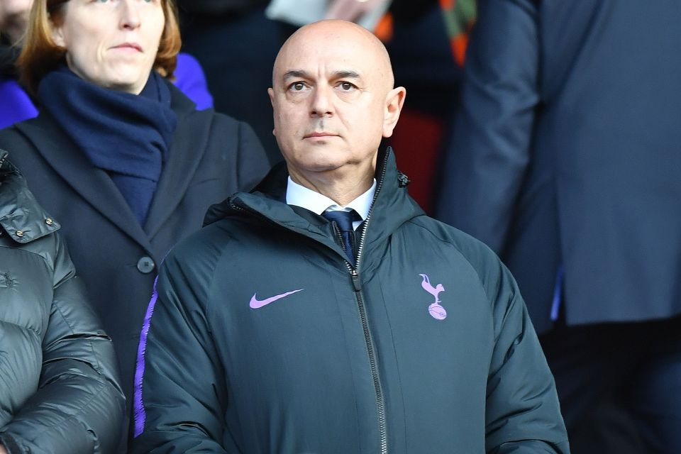 Levy is not popular with Tottenham fans