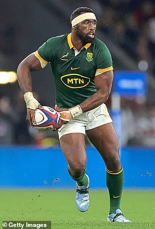 Maher has almost eight million followers on social media - more than Siya Kolisi (pictured) and Antoine Dupont combined