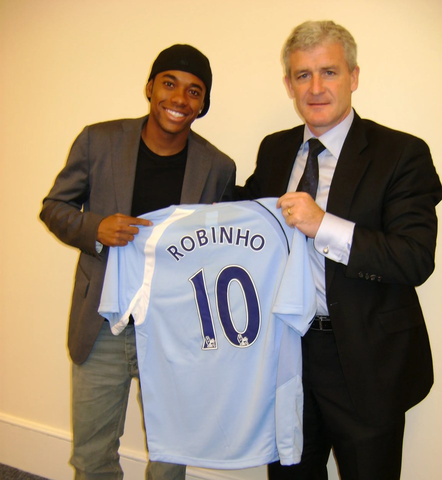 Robinho's arrival came just hours after City's takeover was confirmed