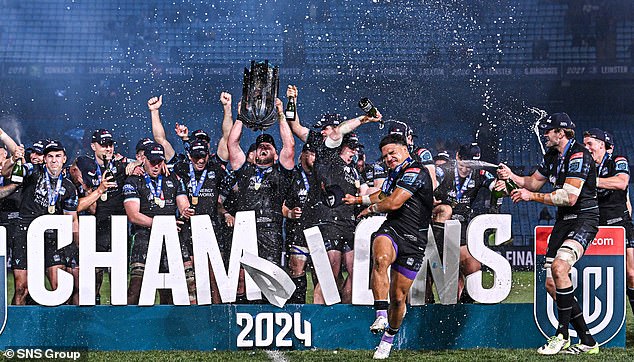 Glasgow Warriors celebrate their URC triumph in the summer and will be a tough nut to crack