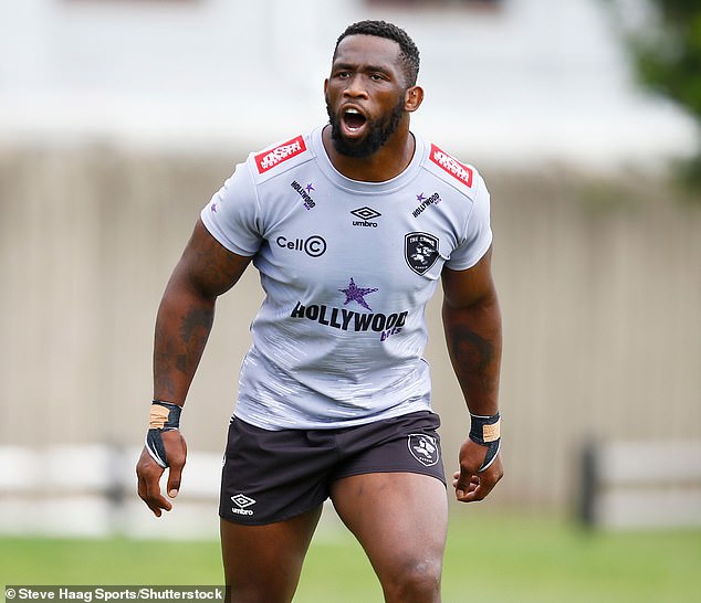 The Chief's face an uphill battle against the Sharks who have 10 Springboks in their starting XV including Siya Kolisi (pictured)