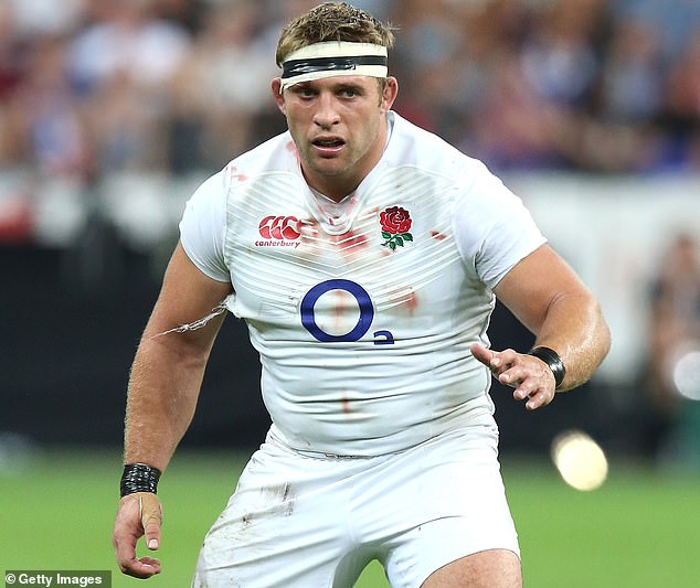 Former England hooker Tom Youngs was part of the 'tractor tax' march in London yesterday