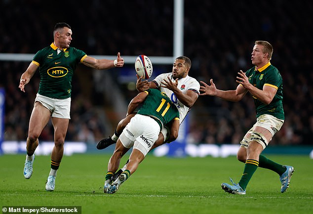 For a Rugby World Cup match, the record number of tackles made in 80 minutes sits at 28