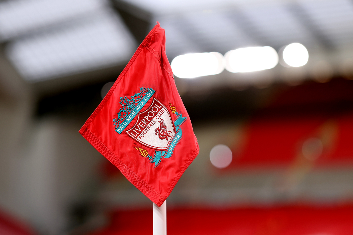 Liverpool flag at Anfield