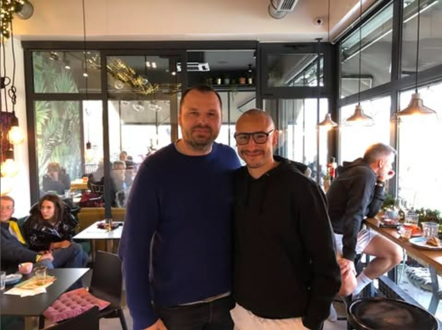 Viduka is happy with his new low-key life serving coffee in Zagreb, where some familiar faces often drop by - including former Celtic strike partner Henrik Larsson