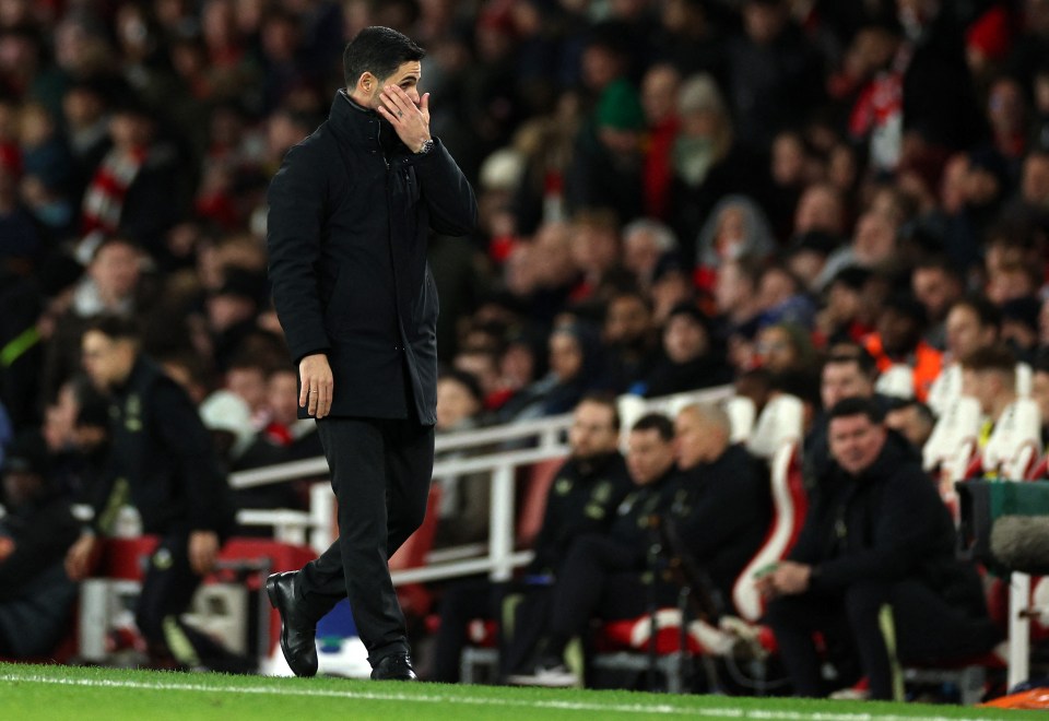 Arteta's rolls of the dice didn't pay off