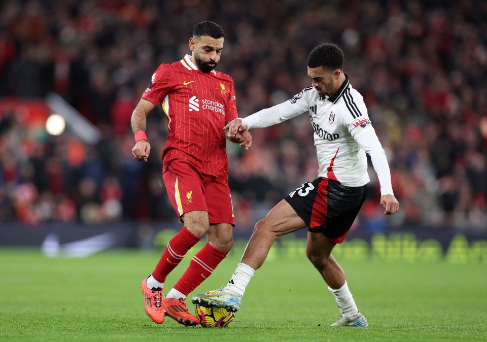 Robinson performed excellently for Fulham against Salah