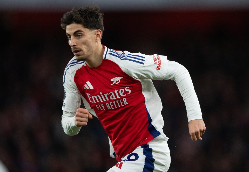 Havertz, who normally plays at striker, could replace Saka on the right