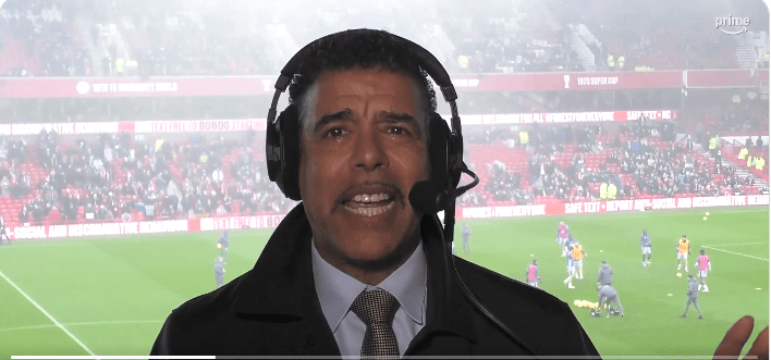 Kamara was buzzing to be back covering football