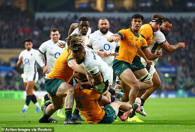 He managed to bag two tries against Australia although England narrowly lost