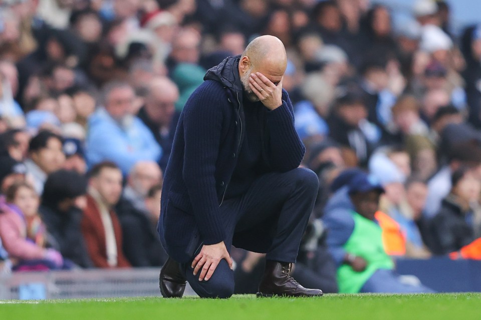 Guardiola has an almighty job on his hands to turn City's stumbling season around