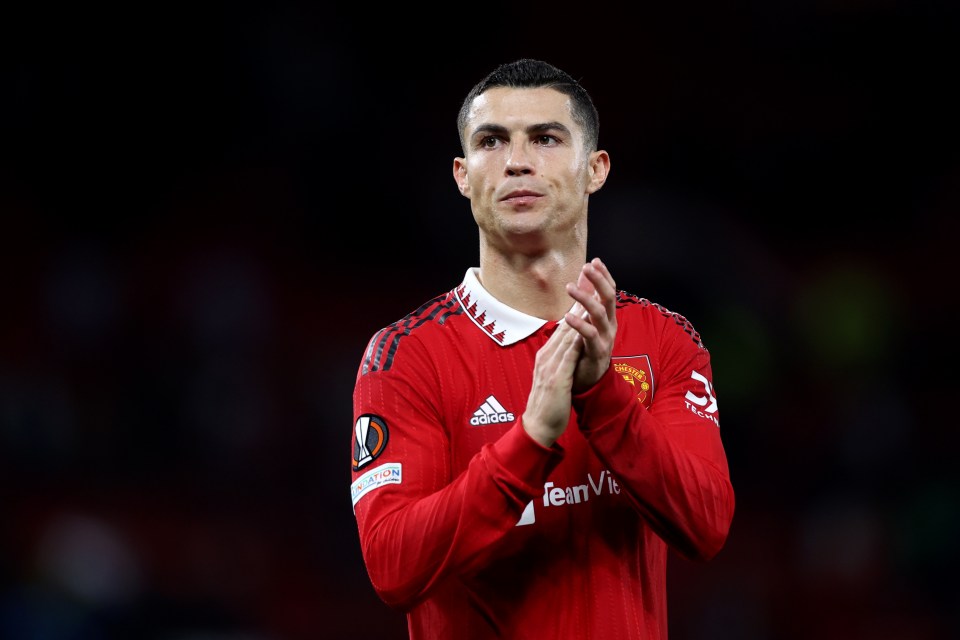 It was a bitter end to Ronaldo's time at Man United in 2022