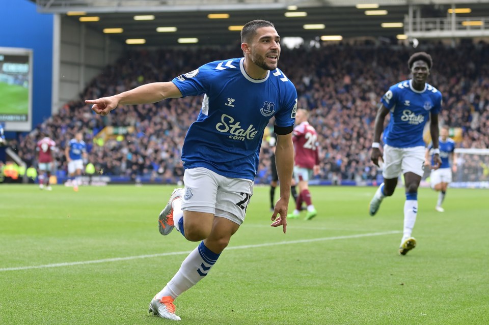 Maupay has scored just once for Everton across 32 matches in all competitions