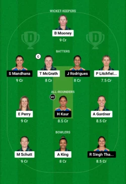 AU-W vs IN-W, Dream11 Team for today’s match