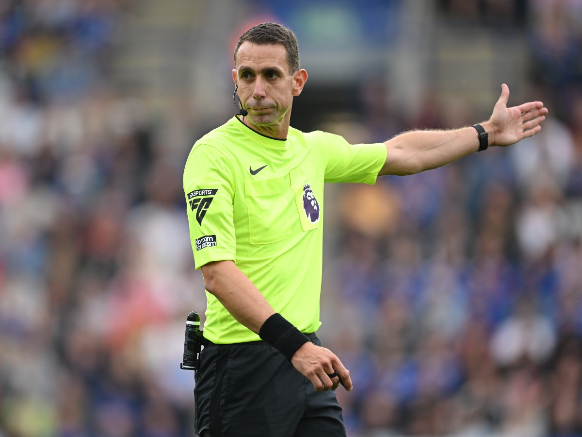 David Coote refereeing in the Premier League