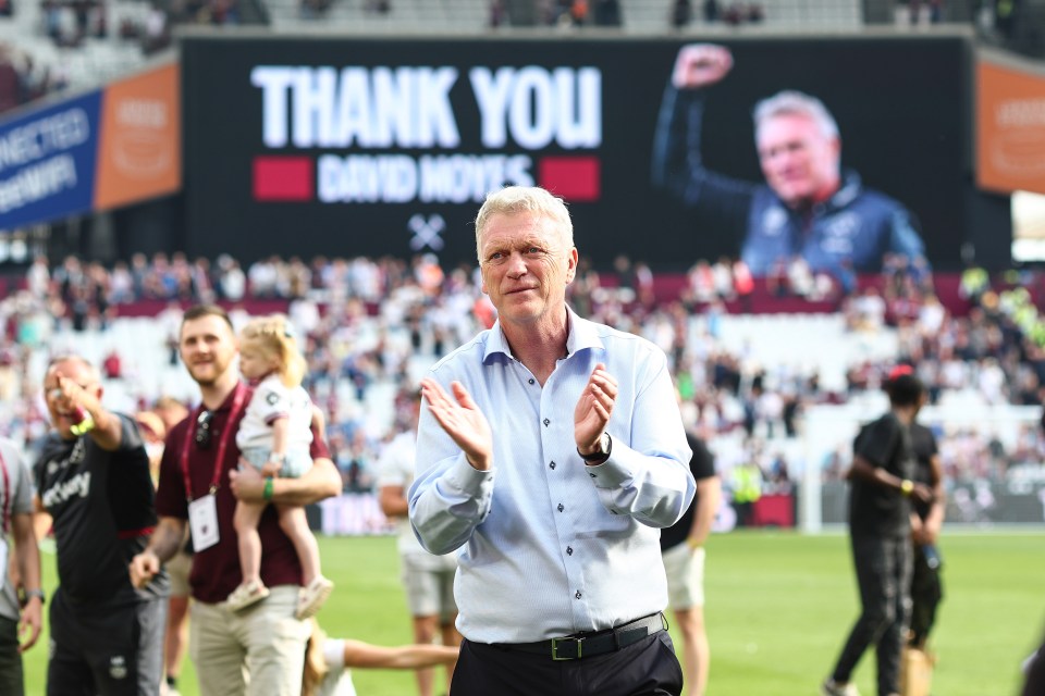 Moyes left the Hammers for a second time in the summer