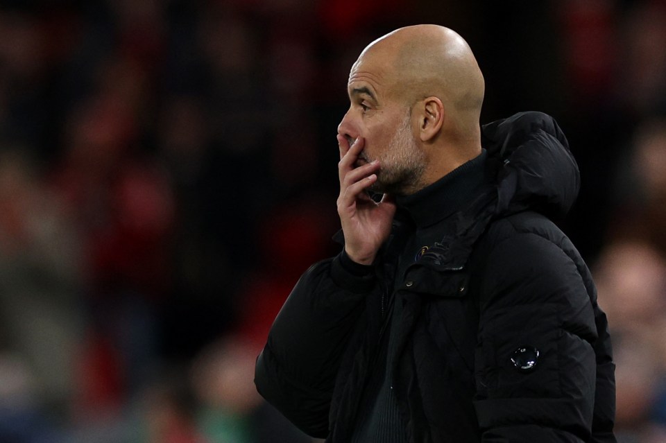 Guardiola's City side are winless in their last seven matches in all competitions