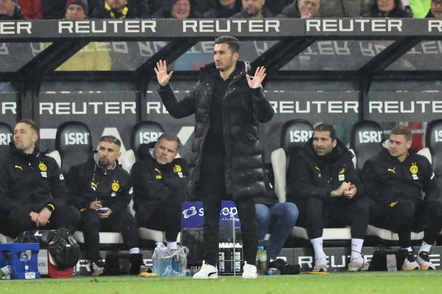 Nuri Sahin at Borussia Park on Saturday evening. 