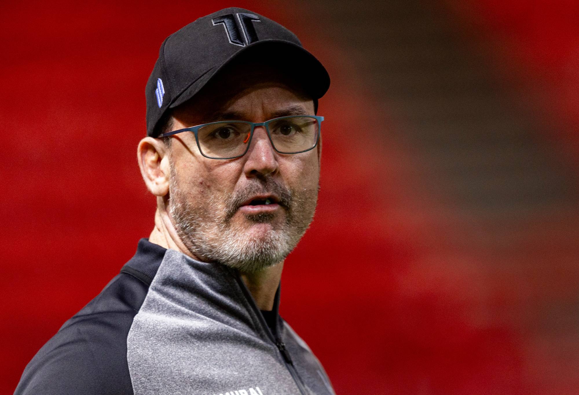 Leicester Tigers' Head Coach Dan McKellar during the Gallagher Premiership Rugby match between Bristol Bears and Leicester Tigers at Ashton Gate on October 13, 2023 in Bristol, England. (Photo by Bob Bradford - CameraSport via Getty Images)