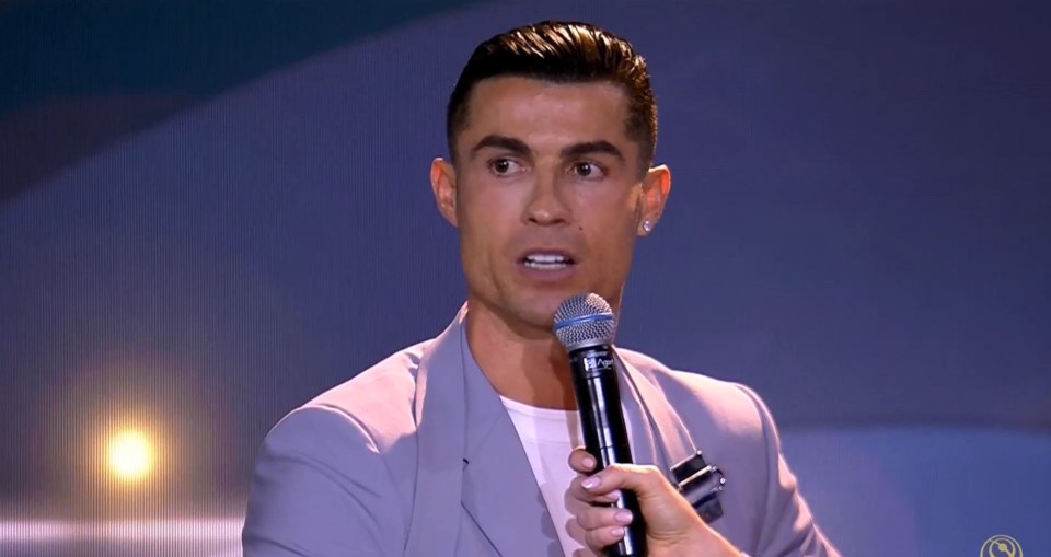 Ronaldo isn't afraid of making bold claims and did so again at the Globe Soccer Awards