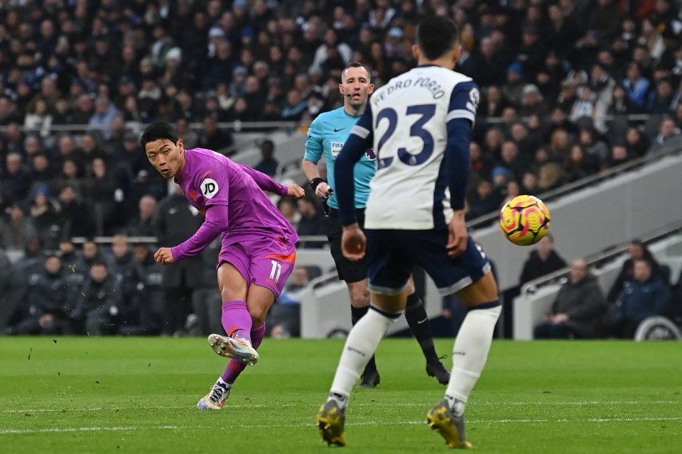 Spurs fell behind to Wolves courtesy of Hwang Hee-chan's seventh-minute stunner