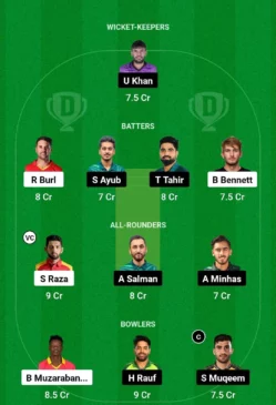 ZIM vs PAK, Dream11 Team for today’s match (December 5, 1130 am GMT)